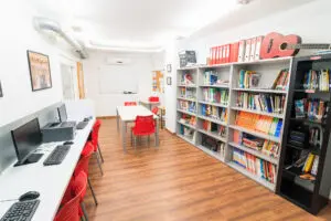 Our Spanish school in Sevilla - Library