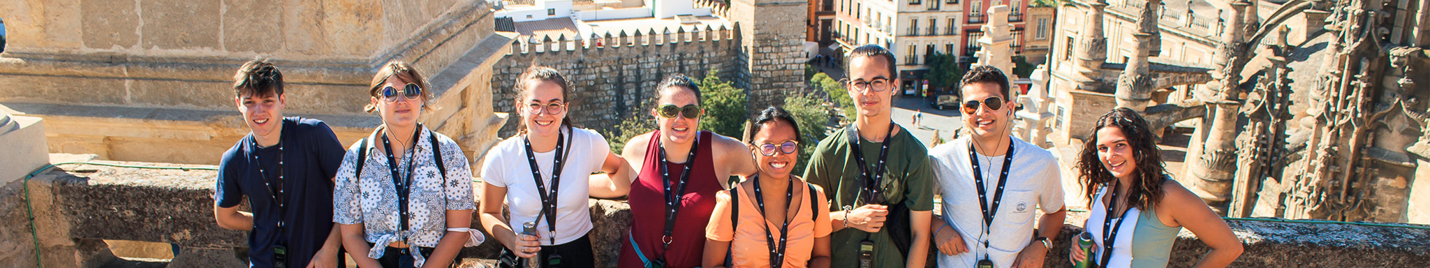 Semester abroad students in Seville