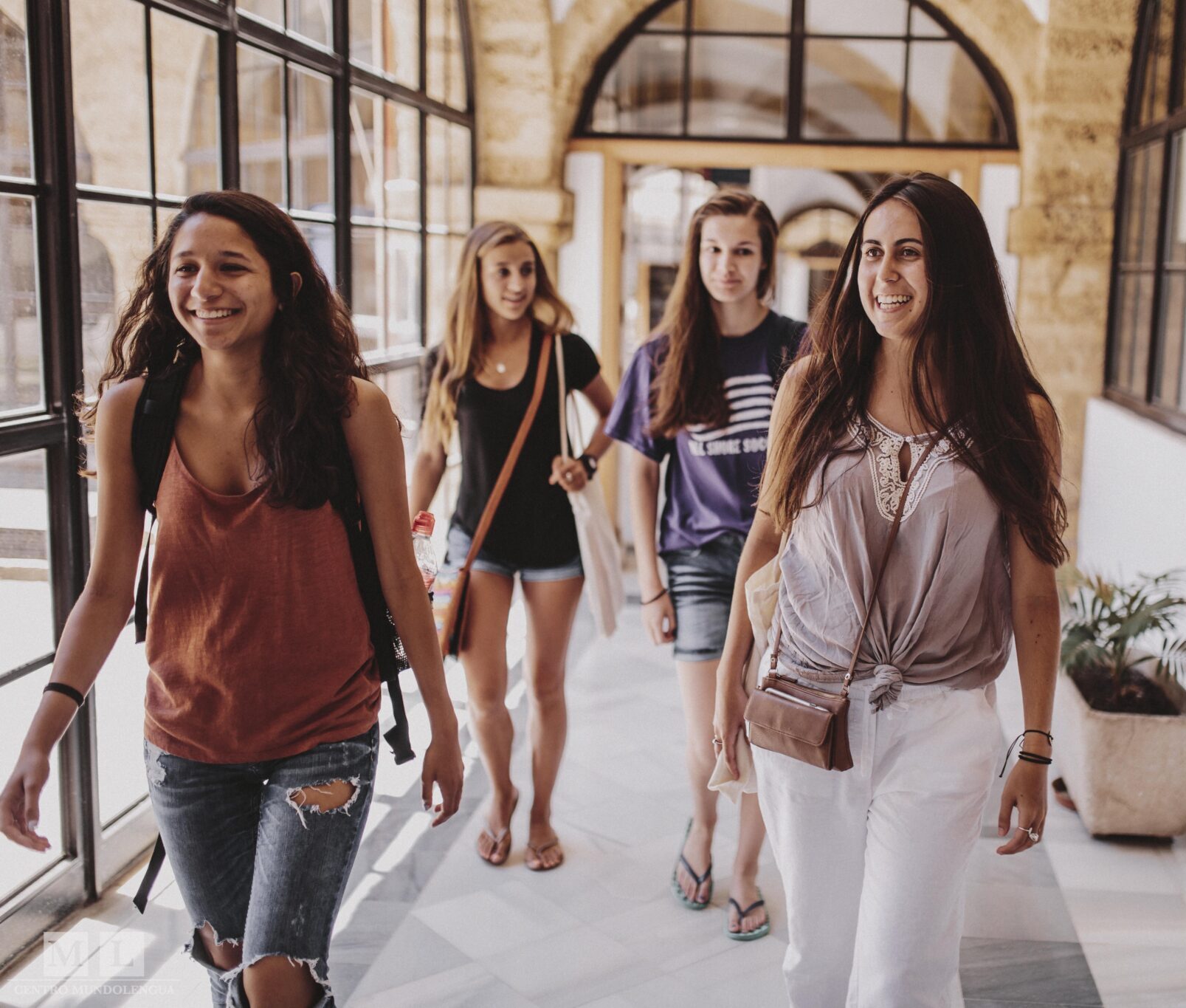 College students at university of cadiz