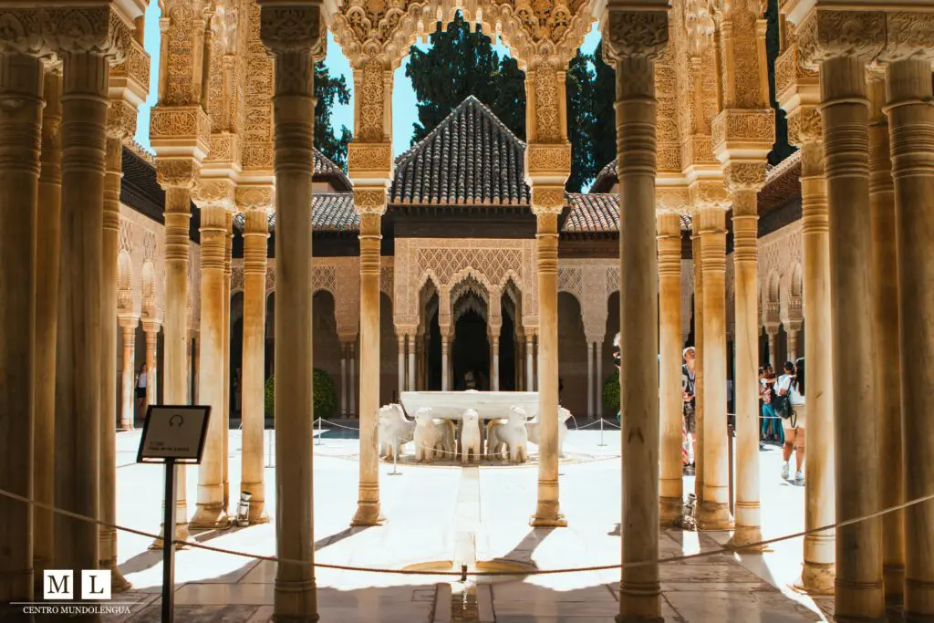 Visiting the Alhmabre in Granada, Spain