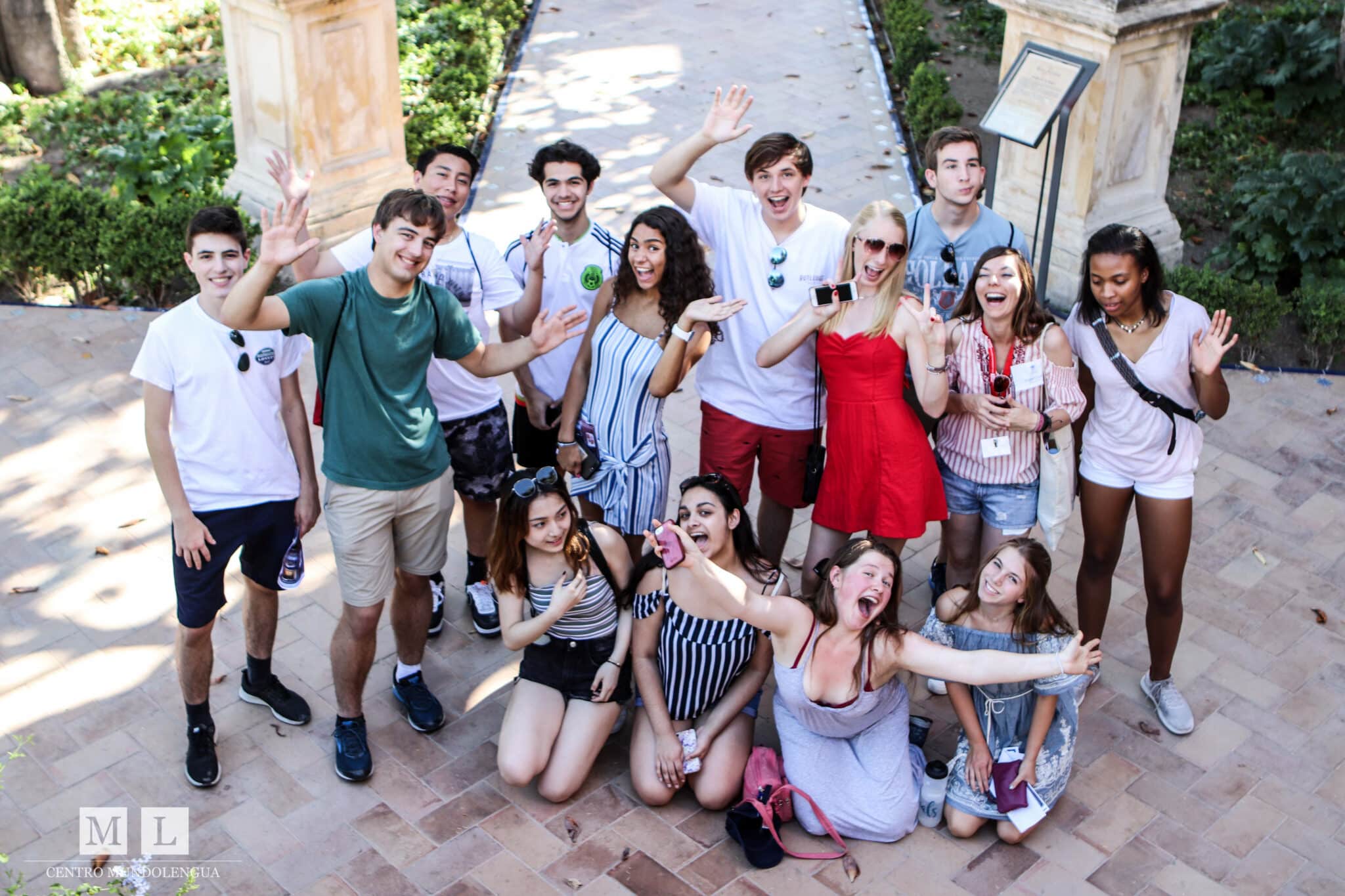 High school group in Seville