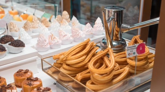 Students walking in Sevilla