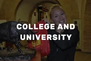 College and university
